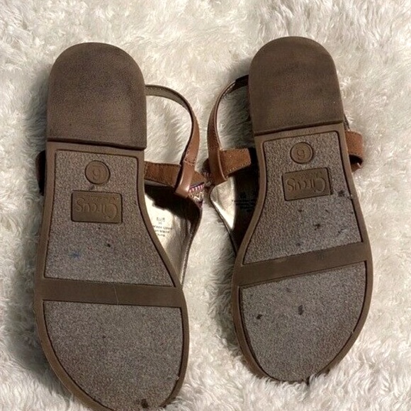 🍓Circus by Sam Edelman Brita colorful Embroidered Cork Flat Sandals  Size 7.5 - Picture 6 of 8